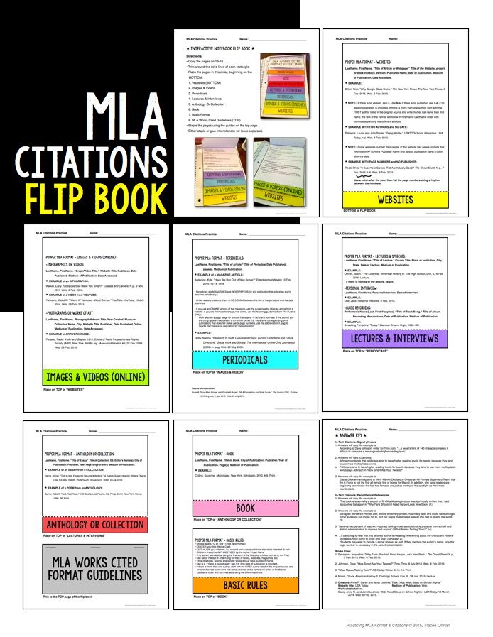 mla 8th edition formatting and style guide
