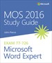 mos 2013 study guide for microsoft excel