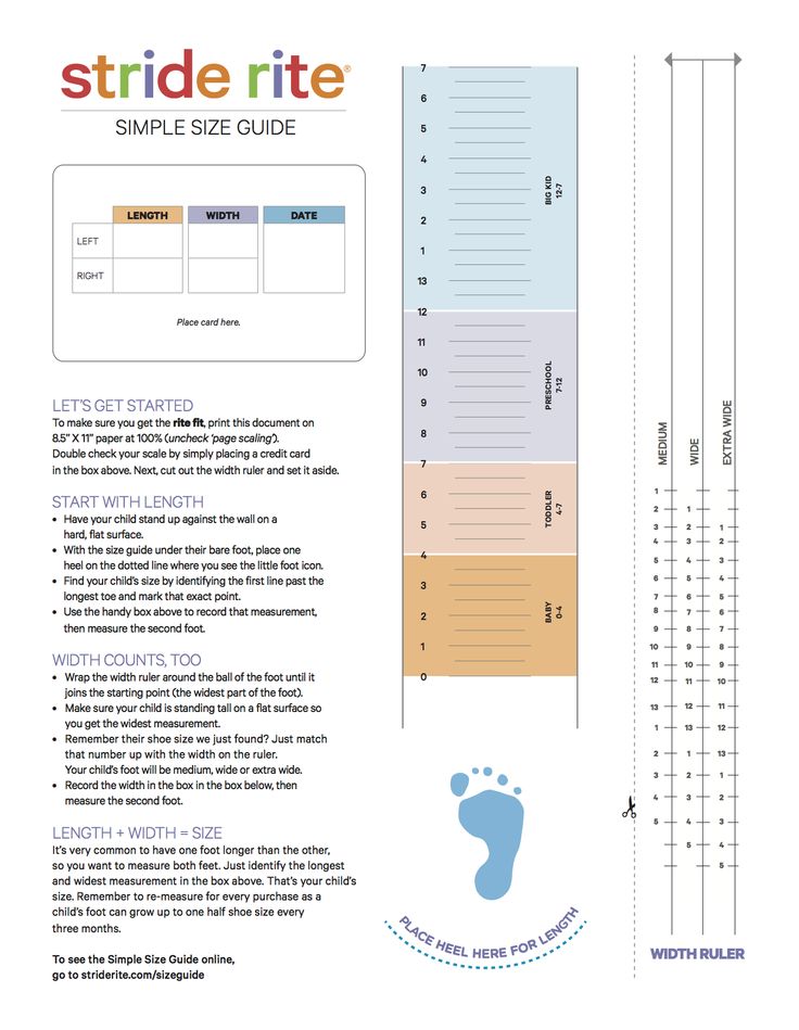 adidas infant shoe size guide