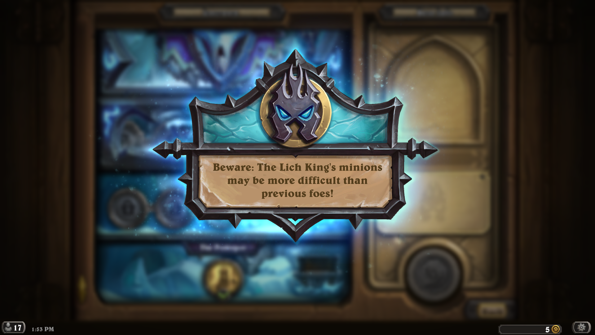 the frozen throne hearthstone guide