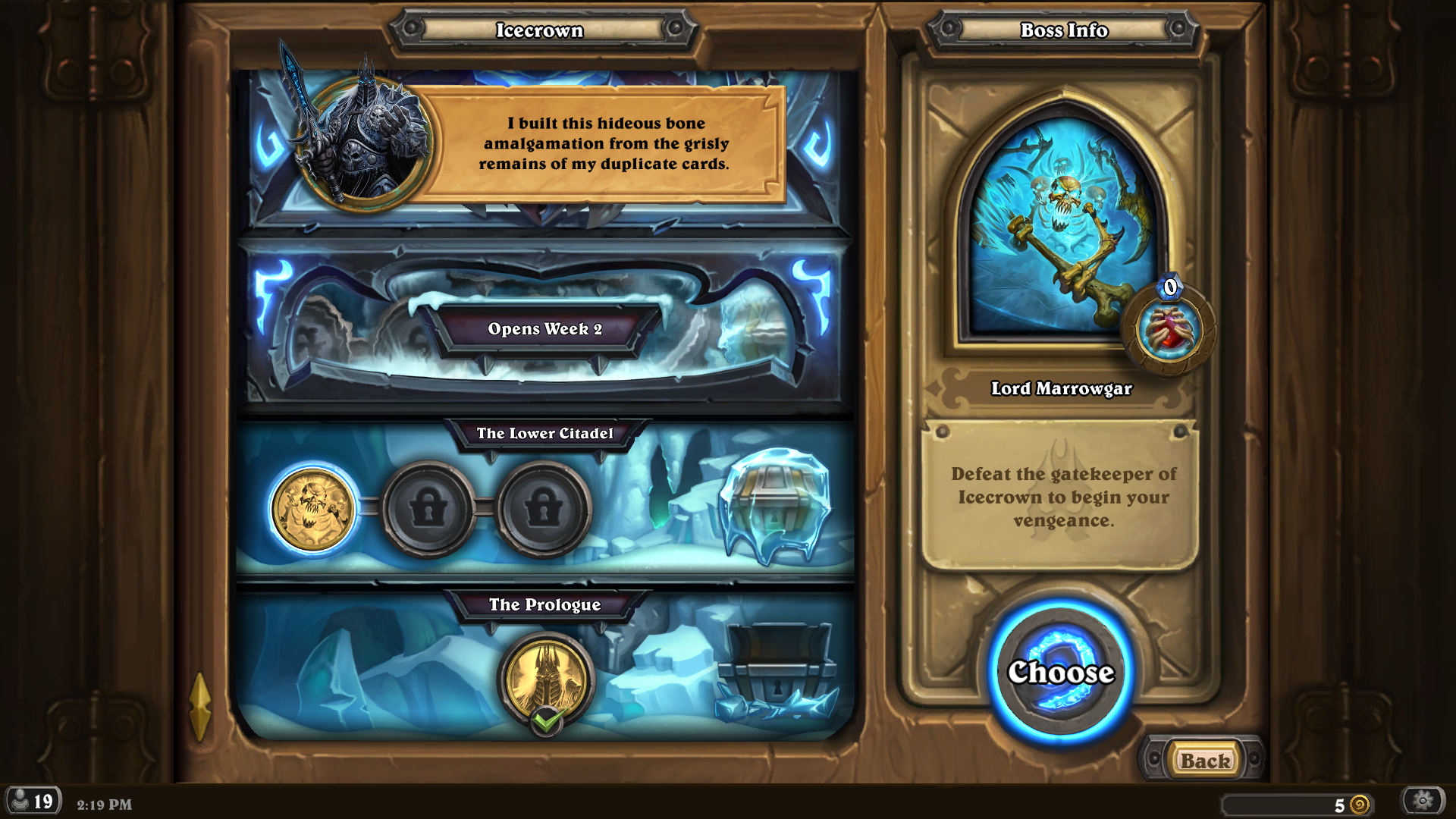 the frozen throne hearthstone guide