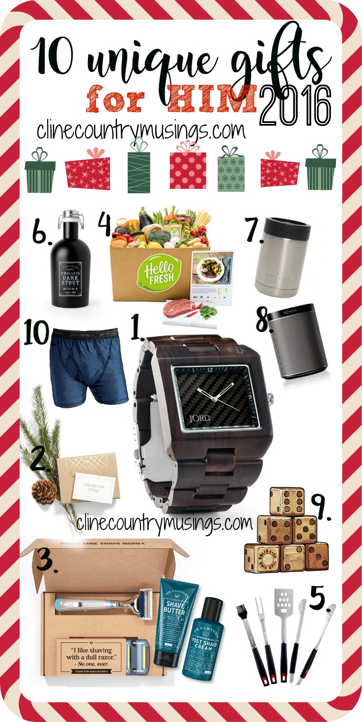 holiday gift guide for him