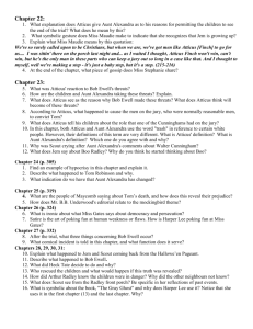answers to kill a mockingbird study guide questions